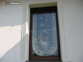 Okna i taras drewniane kolor Kempas ; rolety BeClever